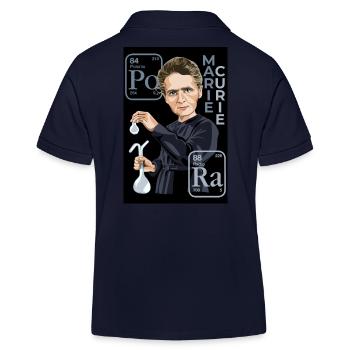 Marie Curie - Polo enfant bio Stanley/Stella - bleu marine - Dos