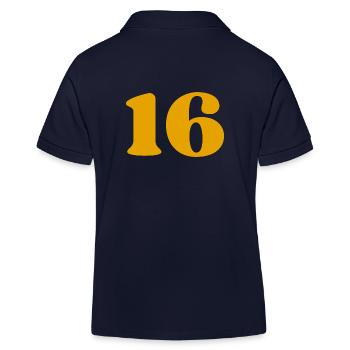 16 - Kinder Organic Poloshirt Mini Sprinter von Stanley/Stella - Navy - Hinten