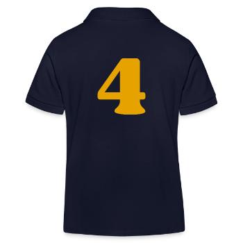 4 - Kinder Organic Poloshirt Mini Sprinter von Stanley/Stella - Navy - Hinten