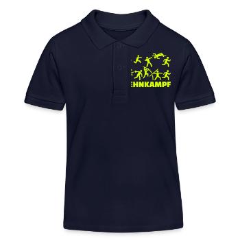 Zehnkampf - Kinder Organic Poloshirt Mini Sprinter von Stanley/Stella - Navy - Vorne
