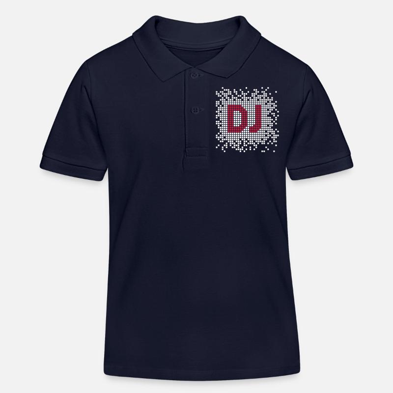 DJ Pixel - Kinder Organic Poloshirt Mini Sprinter von Stanley/Stella - Navy