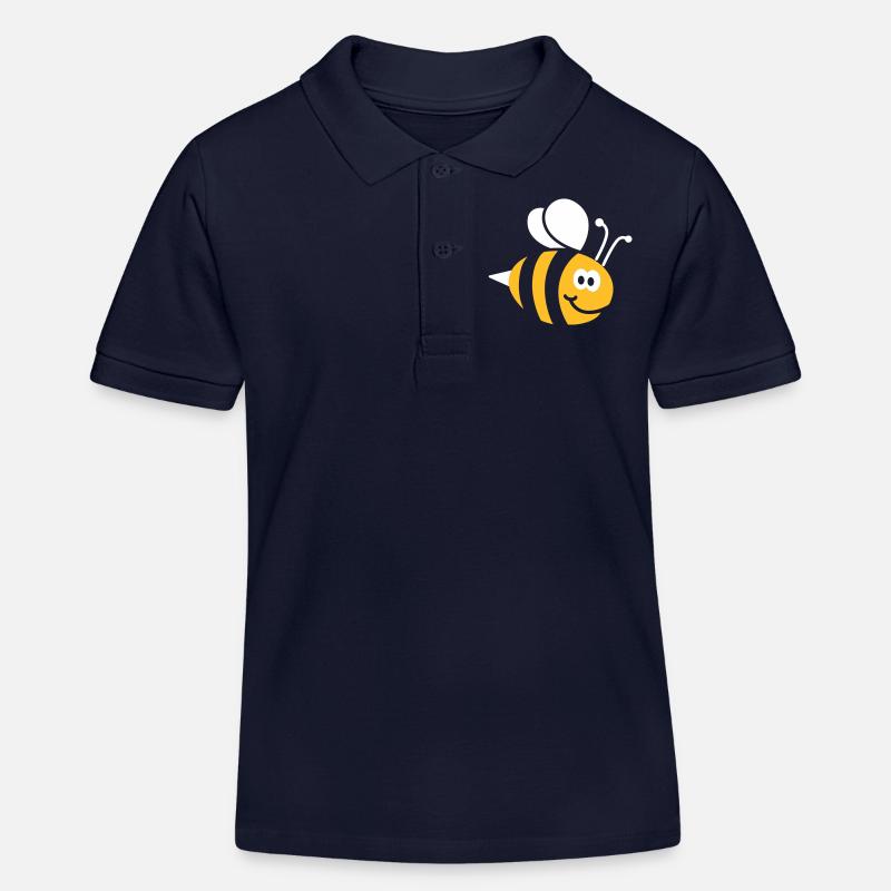 Abeilles 2C - Polo enfant bio Stanley/Stella - bleu marine