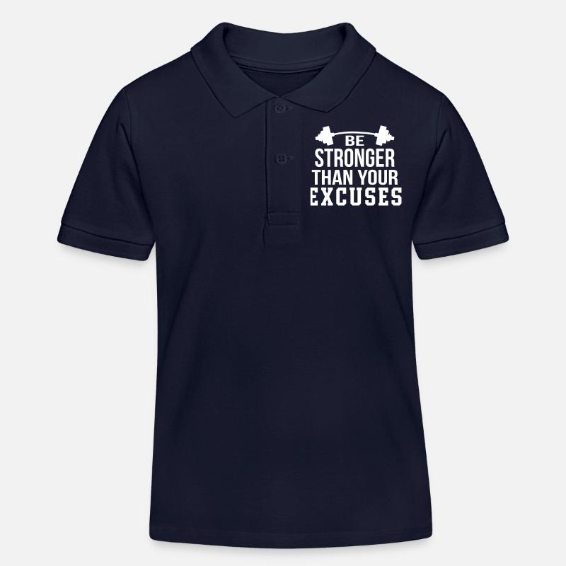 Be Stronger - Kinder Organic Poloshirt Mini Sprinter von Stanley/Stella - Navy