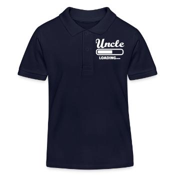 Onkel - Kinder Organic Poloshirt Mini Sprinter von Stanley/Stella - Navy - Vorne