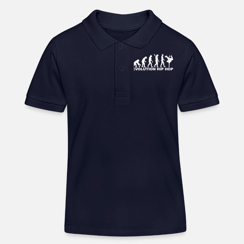 Evolution Hip Hop - Polo enfant bio Stanley/Stella - bleu marine