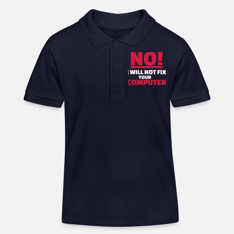 Computer - Kinder Organic Poloshirt Mini Sprinter von Stanley/Stella - Navy