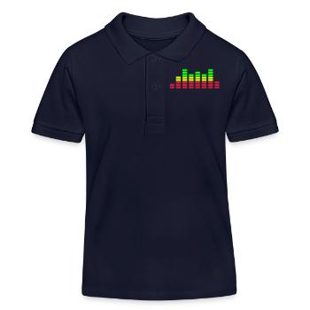 equalizer - Kinder Organic Poloshirt Mini Sprinter von Stanley/Stella - Navy - Vorne
