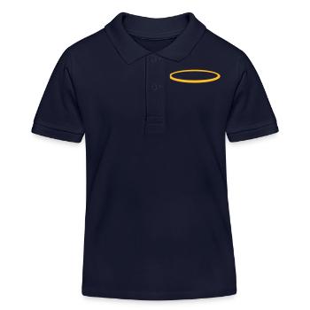 Heilig Engel - Kinder Organic Poloshirt Mini Sprinter von Stanley/Stella - Navy - Vorne