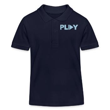 Play - Kids Organic Polo Shirt by Stanley/Stella - navy - Front