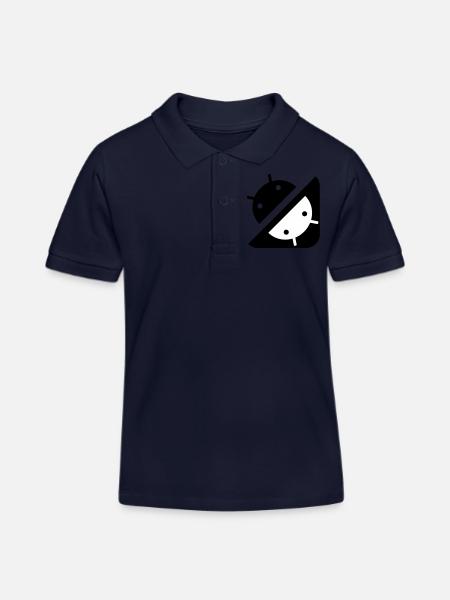 Ying Yang - Droid - Kinder Organic Poloshirt Mini Sprinter von Stanley/Stella - Navy