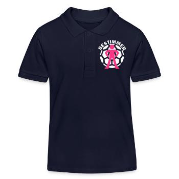 Trainer - determiner - Kids Organic Polo Shirt by Stanley/Stella - navy - Front