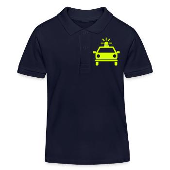 Polizei - Kinder Organic Poloshirt Mini Sprinter von Stanley/Stella - Navy - Vorne