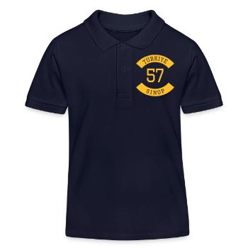 turkiye_57 - Kinder Organic Poloshirt Mini Sprinter von Stanley/Stella - Navy - Vorne