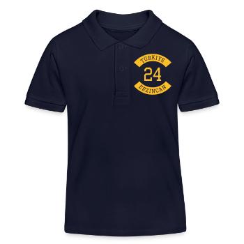 turkiye_24 - Kinder Organic Poloshirt Mini Sprinter von Stanley/Stella - Navy - Vorne