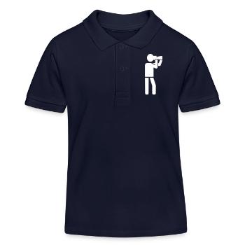 Fotograf - Kinder Organic Poloshirt Mini Sprinter von Stanley/Stella - Navy - Vorne