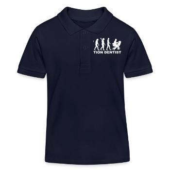 Evolution Dentist - Polo enfant bio Stanley/Stella - bleu marine - Devant