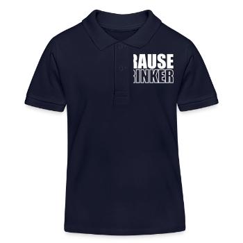 Brausetrinker - Kinder Organic Poloshirt Mini Sprinter von Stanley/Stella - Navy - Vorne