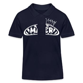 Beruf Maler - Kinder Organic Poloshirt Mini Sprinter von Stanley/Stella - Navy - Vorne