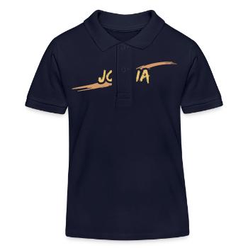 Cadeau pour Jolina - Polo enfant bio Stanley/Stella - bleu marine - Devant