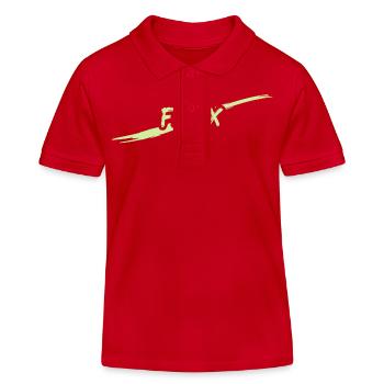 Felix dans le rôle de Felix - Polo enfant bio Stanley/Stella - rouge - Devant