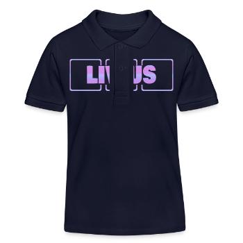 Schwangerschaft Livius - Kinder Organic Poloshirt Mini Sprinter von Stanley/Stella - Navy - Vorne