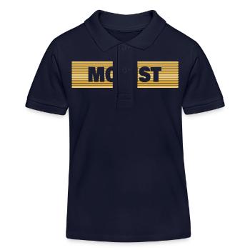 Le métier de modiste - Polo enfant bio Stanley/Stella - bleu marine - Devant