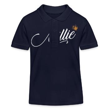 Millie Nom pour les femmes Enfants Tout-petits - Millie - Polo enfant bio Stanley/Stella - bleu marine - Devant