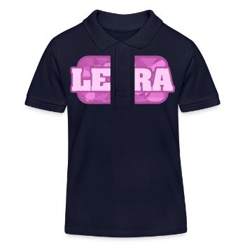 Leora als Gesundheit - Kinder Organic Poloshirt Mini Sprinter von Stanley/Stella - Navy - Vorne