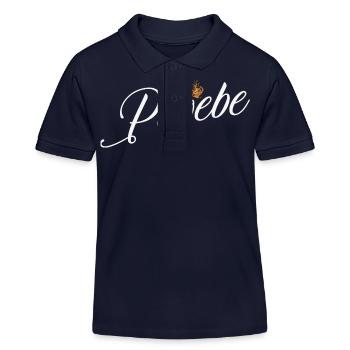Phoebe Nom pour les femmes Enfants Bambins - Phoebe - Polo enfant bio Stanley/Stella - bleu marine - Devant