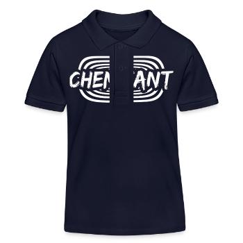 Cadeau pour technicien chimiste - Polo enfant bio Stanley/Stella - bleu marine - Devant