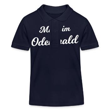 De la belle Odenwald - Polo enfant bio Stanley/Stella - bleu marine - Devant