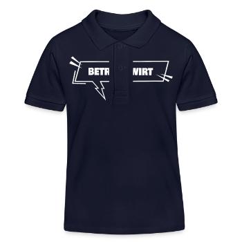 Cadeau pour économiste d’entreprise - Polo enfant bio Stanley/Stella - bleu marine - Devant