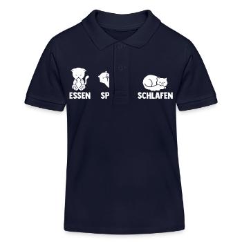 Field Hockey Players Field Hockey - Kids Organic Polo Shirt by Stanley/Stella - navy - Front