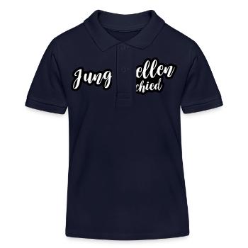 Junggesellen Abschied Jga - Kinder Organic Poloshirt Mini Sprinter von Stanley/Stella - Navy - Vorne