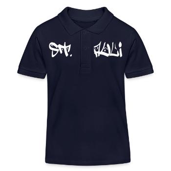 ST. PAULI - Kinder Organic Poloshirt Mini Sprinter von Stanley/Stella - Navy - Vorne