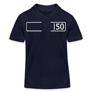 Nador kennzeichen ا 50 - Kinder Organic Poloshirt Mini Sprinter von Stanley/Stella - Navy - Vorne