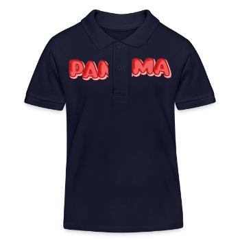 Le Panama comme vacances - Polo enfant bio Stanley/Stella - bleu marine - Devant