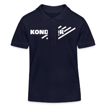 Geschenk für Konditor - Kinder Organic Poloshirt Mini Sprinter von Stanley/Stella - Navy - Vorne