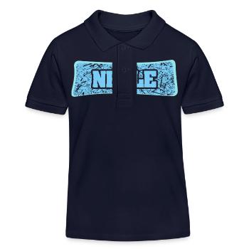Neele comme nom - Polo enfant bio Stanley/Stella - bleu marine - Devant