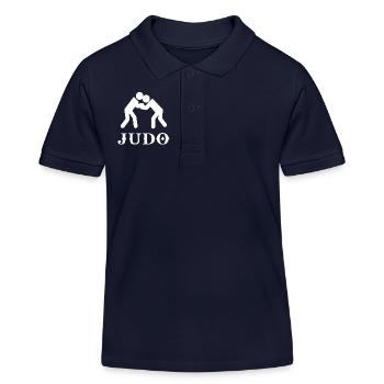 Judo - Kids Organic Polo Shirt by Stanley/Stella - navy - Front