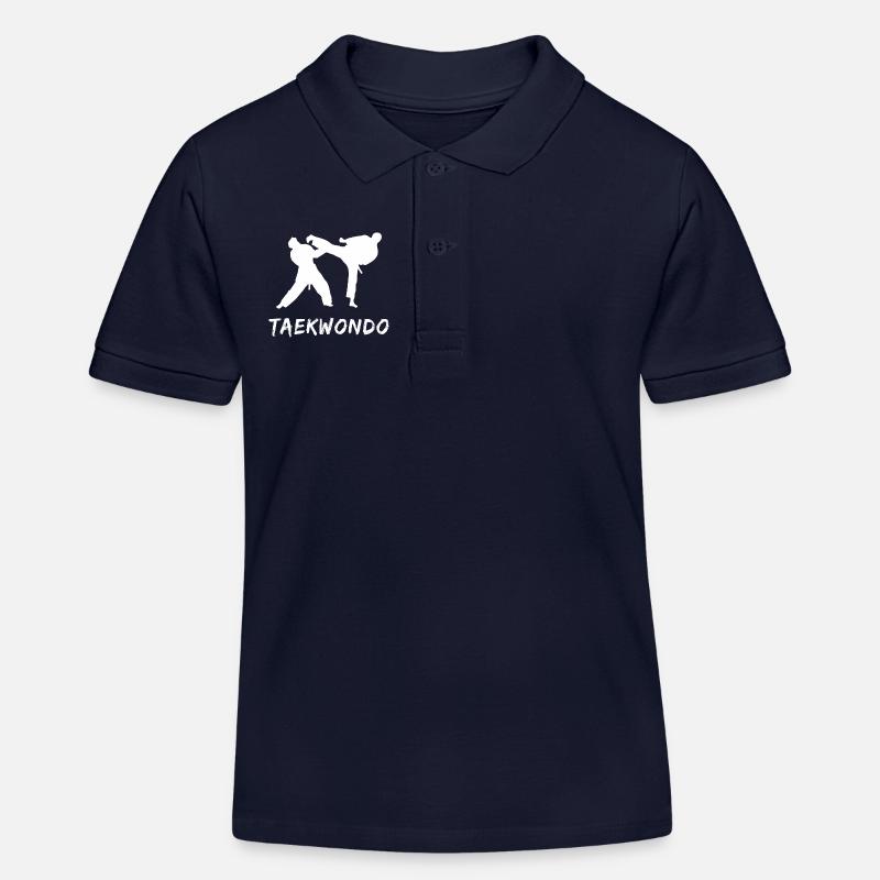 Taekwondo - Polo enfant bio Stanley/Stella - bleu marine