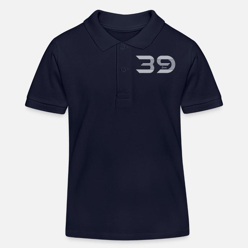 Franche Comté Jura 39 - Polo enfant bio Stanley/Stella - bleu marine