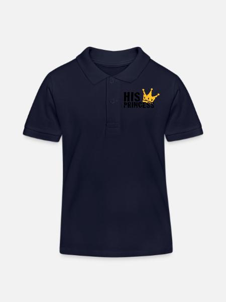 Sa princesse - Polo enfant bio Stanley/Stella - bleu marine