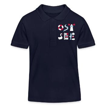 Baltique - Polo enfant bio Stanley/Stella - bleu marine - Devant