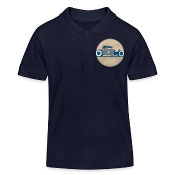 Hot Rod - Kids Organic Polo Shirt by Stanley/Stella - navy - Front
