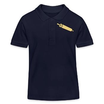 rolling_pin - Kinder Organic Poloshirt Mini Sprinter von Stanley/Stella - Navy - Vorne