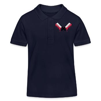 bloody_cleavers - Polo enfant bio Stanley/Stella - bleu marine - Devant