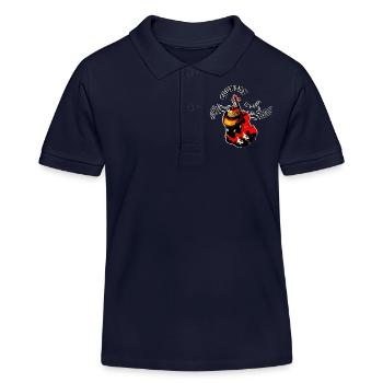 country music - Polo enfant bio Stanley/Stella - bleu marine - Devant