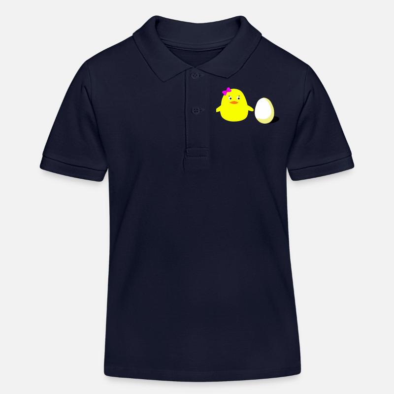big sister chick - Kinder Organic Poloshirt Mini Sprinter von Stanley/Stella - Navy