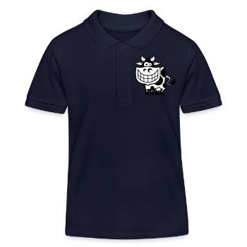 vl094b_kuh_2c - Kinder Organic Poloshirt Mini Sprinter von Stanley/Stella - Navy - Vorne